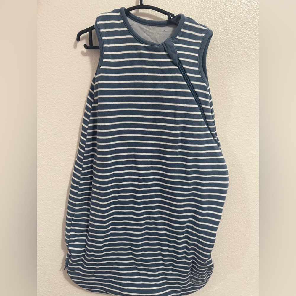 Woolino Blue Striped Sleep Sack 0-6 Month